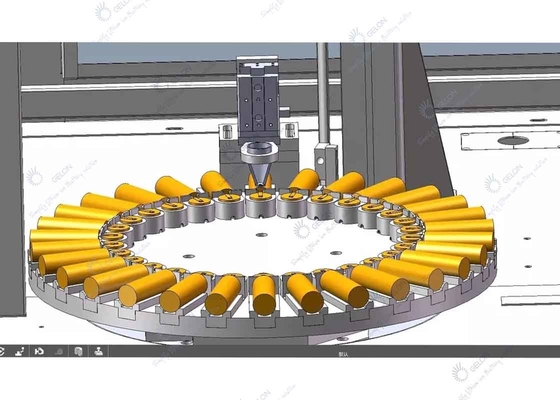 Silindir Pil Sekmesi Kaynak Makinesi Lityum Pil Araştırması Silindir Hücre Sekmesi Lazer Kaynakçı