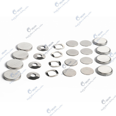 Mesh Düğme Pil Kutusu Lityum İyon Pil Malzemeleri SS304 SS316 Düğme Pil Kılıfları