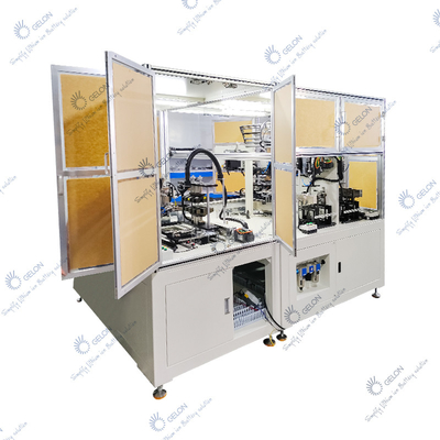 Pil Z-katlamalı Kese Hücre Montaj Ekipmanları Yarı Otomatik İstifleme Makinesi