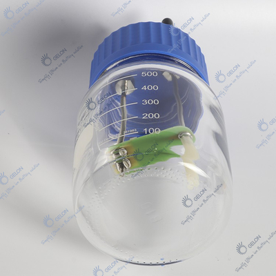 Laboratuvar Lityum İyon Pil Malzemeleri Aksesuar Li-CO2 Li-O2 500ml Test Şişesi