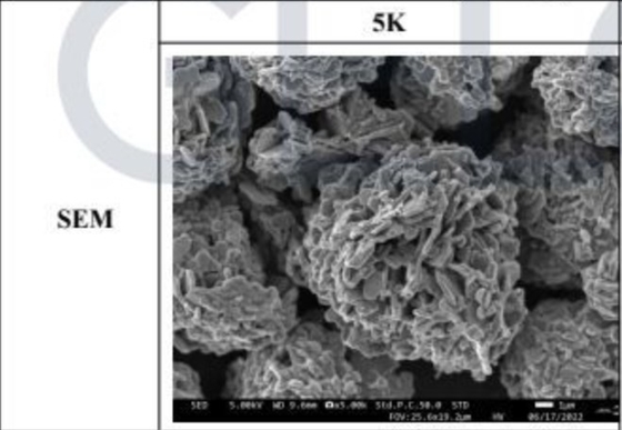 NFM Sodyum Na İyon Pil Katot Malzemeleri Yüksek Kararlılık NaNi1/3Fe1/3Mn1/3O2